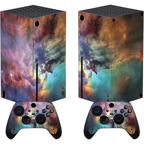 Shiba-Autocollant Manette Pour Xbox Series X Accessoires Protection,Stickers Pour Xbox Series X Console Skin-Nébuleuse Mystique[288]