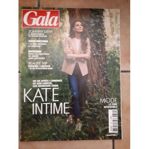 Gala 1659 Kate Intime, Johnny Depp, Zabou Breitman, Reportage Dans Les Coulisses De Dals