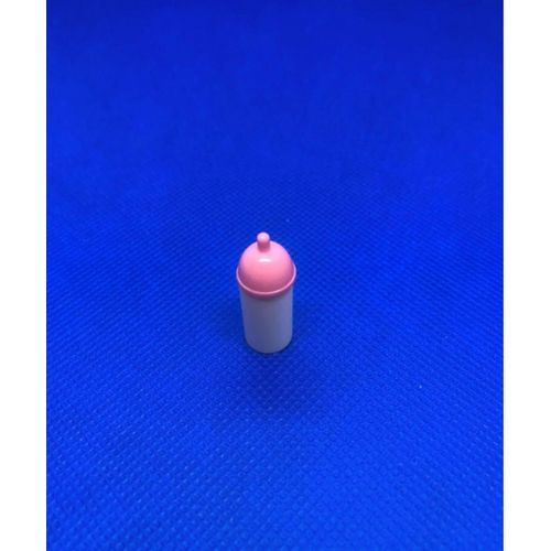 Biberon Fixe Miniature Tomy Bikini 1991 Rose Blanc Tétine Bébé Vintage Rétro 90s