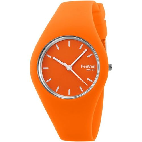 Shiba-Minimalisme Montre Bracelet De Femme Et Fille Mode Elégant Analogique Quartz Caoutchouc Décontracté Mixte Montre 12 Couleur[25