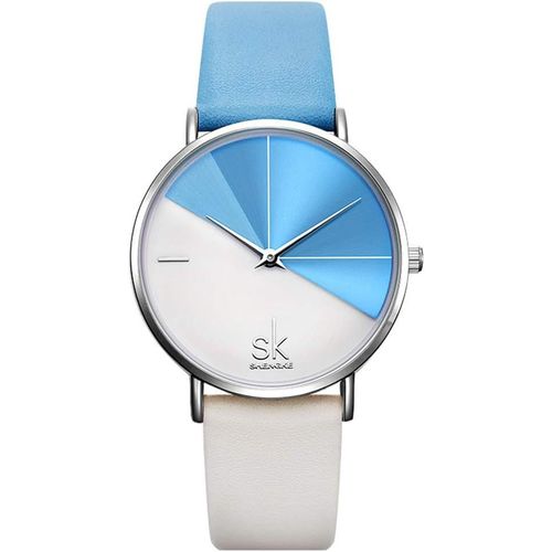 Shiba-Shengke Montre-Bracelet Tendance En Maille D¿Acier Étanche, Style Minimaliste, Pour Femmes[722]