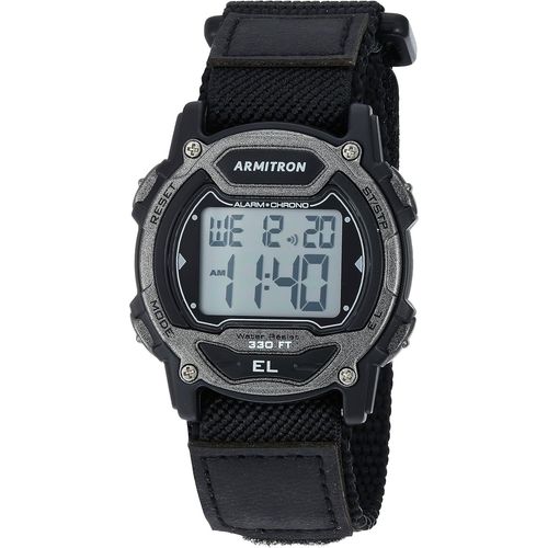Shiba-Sport Unisex Digital Chronograph Nylon Strap Watch, 45/7004[1253]