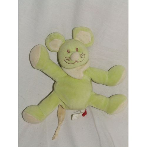 Souris Tex Verte Grelot