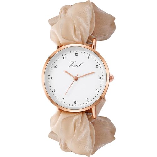 Shiba-Montre Femme Fantaisie Extensible,Montre Femme Bracelet Elastique En Gaze,Montre Femme Analogique Quartz Simple À Bracelet B[4