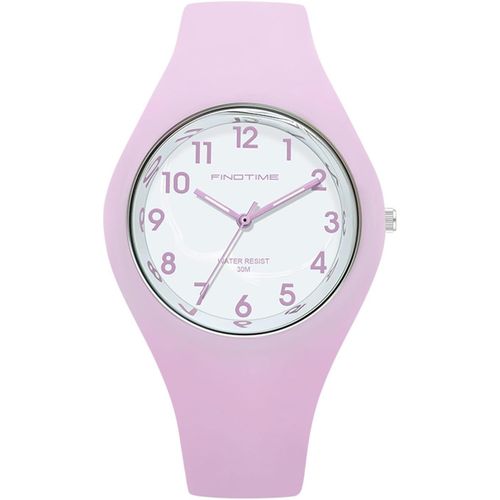 Shiba-Montre Pour Femme Silicone Montre Sportif Avec Bracelet En Silicone Analogique Quartz Montre Etanche Jusqu'à 5 Atm[431]