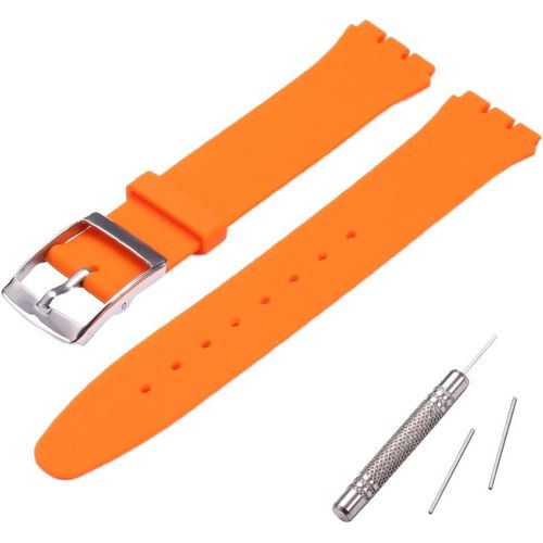 Shiba-Bracelet De Rechange En Silicone Ultra Fin Pour Femme - Compatible Avec La Série Swatch Skin (16 Mm)[1363]