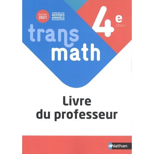 Transmath 4e - Livre Du Professeur
