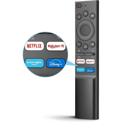 SHIBA-Telecommande Universelle pour Samsung Smart TV - Telecommande Infrarouge Samsung avec Netflix, Prime Video, Rakuten TV, Bout[1