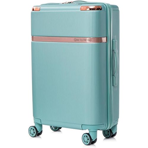 GOUTS ET COULEURSValise Cabine Rigide - Valise De Voyage Avec 4 Roulettes - Valise Légère Et Rigide En Abs Avec Serrure - Modèle Titania - Dimensions : 56 Cm X 37 Cm X 22 Cm - 38 Litres, Vert Clair,