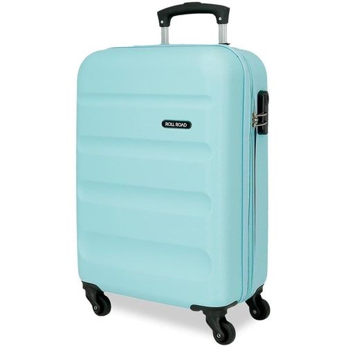 GOUTS ET COULEURSFlex Valise Rigide Fabriquée En Abs, Un Matériau, Fermeture À Combinaison Latérale, 4 Roues Doubles, Bagage Main, Intérieur Pratique Avec Un Compartiment, Bleu (Azulon), Valise De Ca