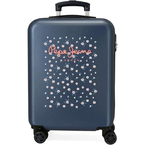 GOUTS ET COULEURSEpe Jeans Leslie Valise Cabine Bleue 38 X 55 X 20 Cm Rigide Abs Fermeture À Combinaison, Bleu, 55X38X20 Cm, Valise