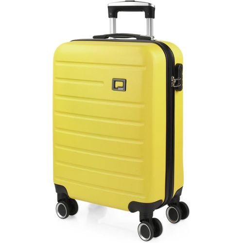GOUTS ET COULEURSValise Cabine 55X40X20, Valise Cabine, Valise À Roulettes, Valise Roulette, Valise Rigide, Résistant, Légère, Jaune