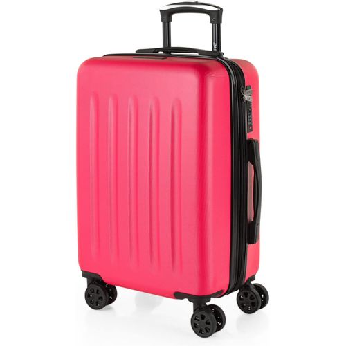 GOUTS ET COULEURSValise Cabine 55X40X20, Valise Cabine, Valise À Roulettes, Valise Roulette, Valise Rigide, Résistant, Légère, Fuchsia