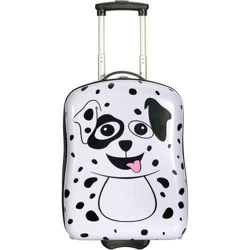 GOUTS ET COULEURSSnowball - Valise Enfant Type Cabine 50 Cm Polycarbonate Fille Garçon - Type Easyjet - Ryanair/Noir-Blanc