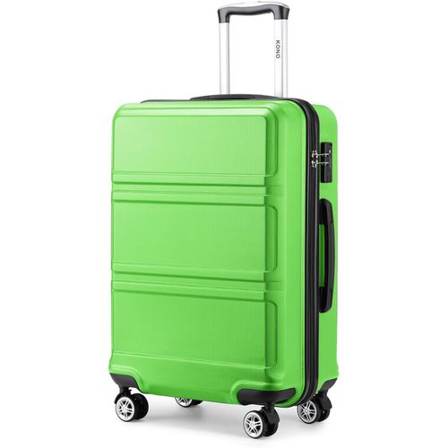 GOUTS ET COULEURSValise Cabine Rigide Bagages Cabine En Abs Petite Valise De Voyage Avec 4 Roulettes Et Serrure Tsa, Vert Pomme