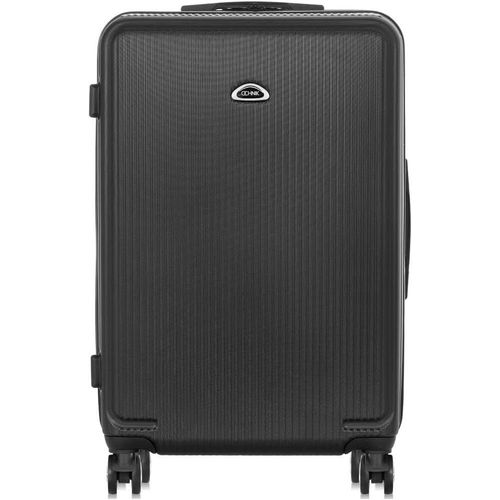 GOUTS ET COULEURSValise Walab-0053 | Abs | 4 Roues | Valise Rigide (Noir, L)