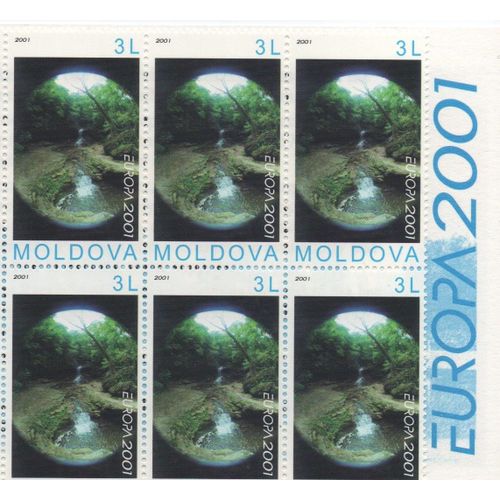 Moldavie Carnet Europa 2001