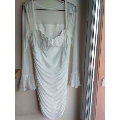 Robe Shein Blanche Txl
