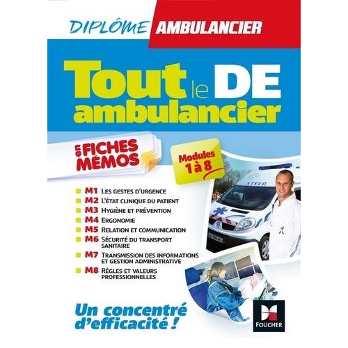 Tout Le De Ambulancier En Fiches Mémos