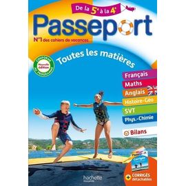 Passeport Toutes Les Matières De La 5e À La 4e