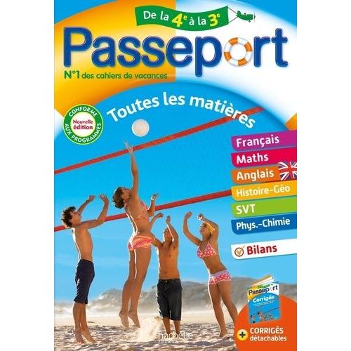 Passeport Toutes Les Matières De La 4e À La 3e