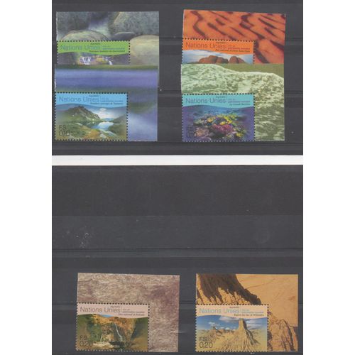 Nations Unies Genève : Timbres Australie Patrimoine Mondiale De L' Humanité