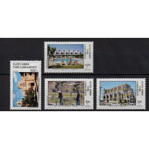 Chypre Turque Timbres Tourisme 1991