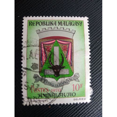 Timbre Madagascar ( Yt 437 A ) 1970 Armes Ambalavao