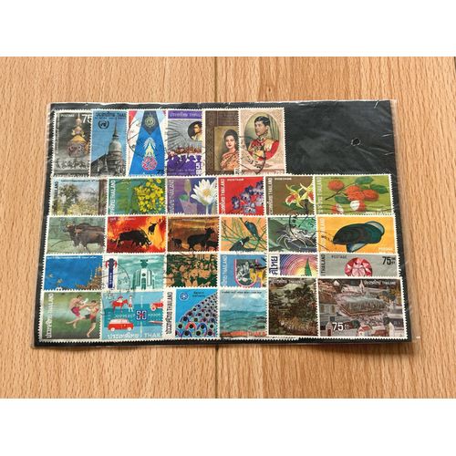 Lot De 30 Timbres De Thaïlande