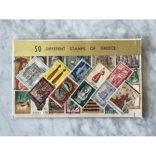 Lot De 50 Timbres De Grèce