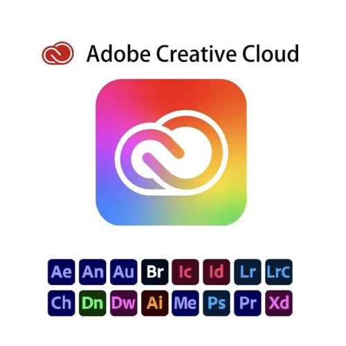 Adobe Creative Cloud All Apps Licence 1 An - Avec 1 Tb Stockage Cloud