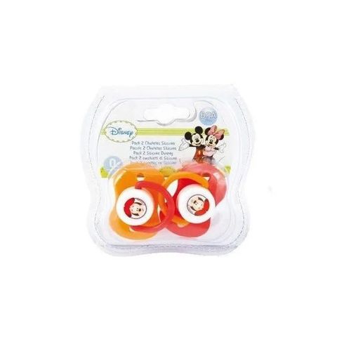 Lot De 2 Tétines En Caoutchouc Disney Minnie Mouse
