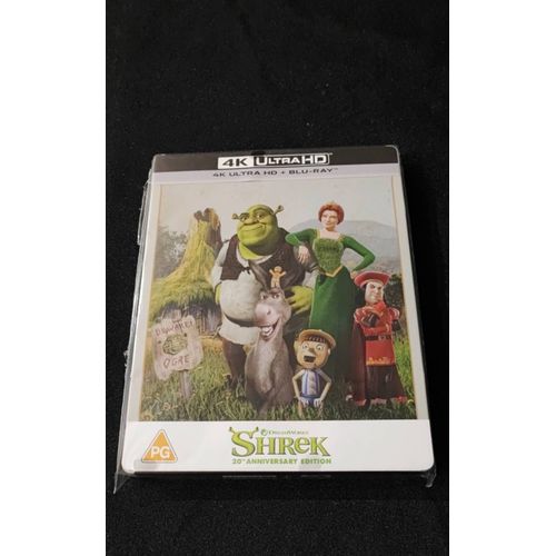 Shrek Steelbook Uk 4k + Blu Ray