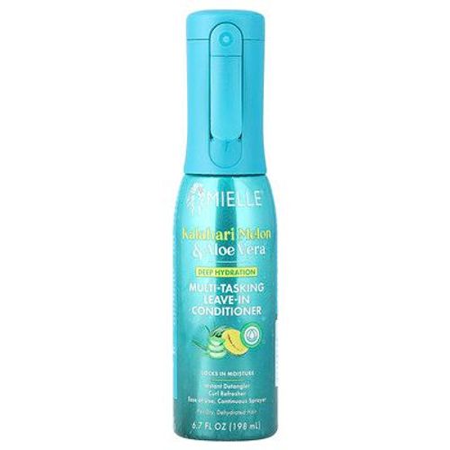 Mielle, Après-Shampooing Sans Rinçage Multifonction Hydratant En Profondeur, Pour Cheveux Secs Et Déshydratés, Melon Du Kalahari Et Aloe Vera, 198 Ml 