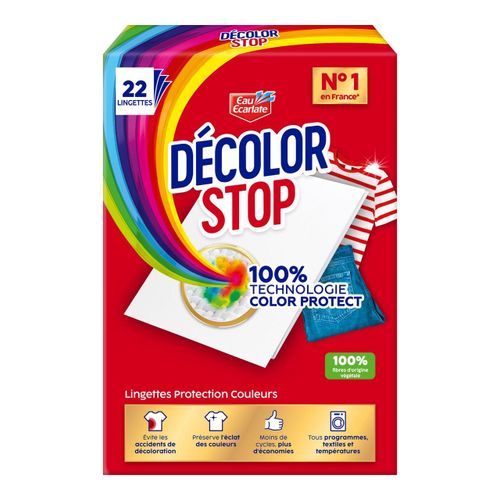 DECOLOR STOP Protection Couleurs x22 Lingettes