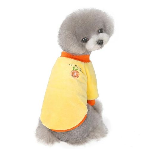 Vêtements Pour Animaux De Compagnie Vêtements Pour Chiens Respirants Chien Doux Durable Mignon Pull Chiot Imprimé Pour Oranges Pour Animaux De Compagnie,Xl