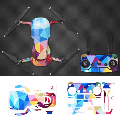 7 Couleurs Drone Quadcoptère Pvc Autocollant Décalcomanies Skin Wrap Accessoire Pour Mavic Air (#8)-Générique