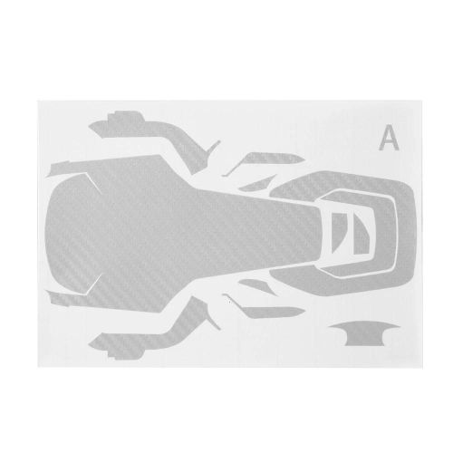 Autocollant En Fibre De Carbone Contrôleur De Corps De Batterie Enveloppe De Peau Autocollant Pour Dji Mavic Air Drone (Argent)-Générique