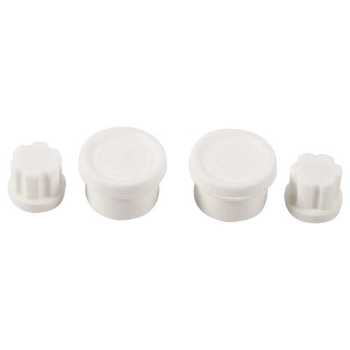 2pcs Silicone Contrôleur Thumb Stick Joystick End Pour Dji Mavic Pro Phantom 3 4 / Pro / Pro+ Blanc-Générique