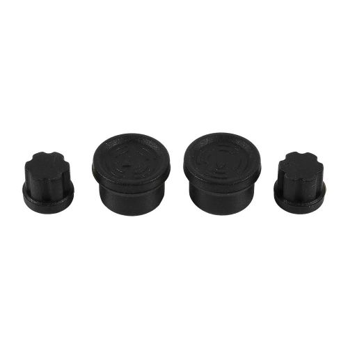2pcs Silicone Thumb Controller Rocker Stick Pour Dji Mavic Pro Phantom 3 4 / Pro / Pro+ Noir-Générique