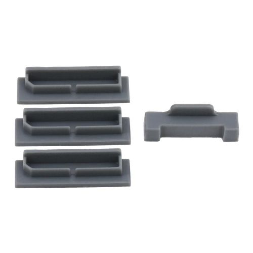 3pcs Couvercle De Port De Charge De Batterie + 1pc Drone Body Dust-Proof Plug Pour Dji Mavic Air (Gris)-Générique