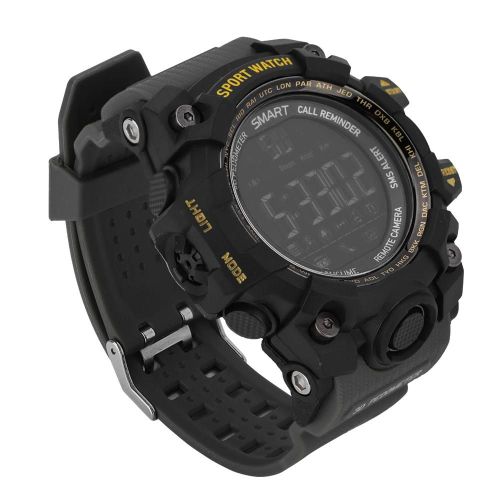 Montre De Téléphone Bluetooth Numérique À La Mode Montre-Bracelet De Fitness De Sport Étanche (Noir)