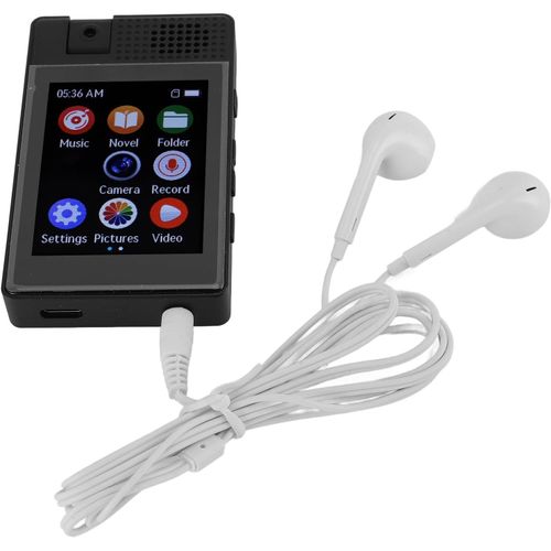 Lecteur Mp3 Avec Bluetooth, Lecteurs Mp3 Mp4 Avec Caméra Et Haut-Parleur, Lecteur De Musique Hifi Portable Grand Écran De 2,5 Pouces Avec Réduction Du Bruit, Jusqu'À 50 Heures