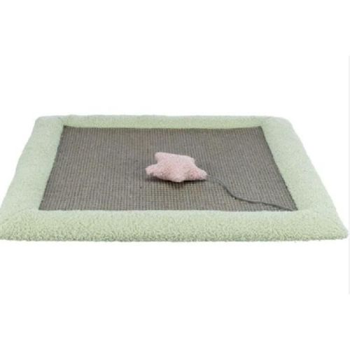 Junior Matelas Griffoir - Trixie - 47 X 47 Cm - Gris / Menthe