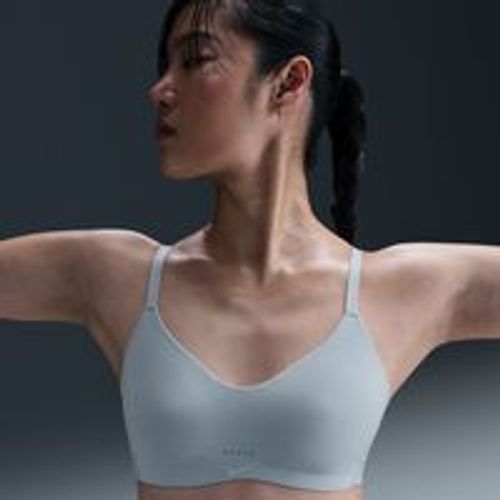 Brassière De Sport Rembourrée Et Convertible À Maintien Léger Nike Alate Minimalist Pour Femme - Bleu