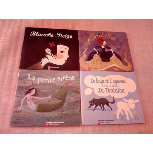 Lot De 4 Minis Livres De Contes « Collection Père Castor »