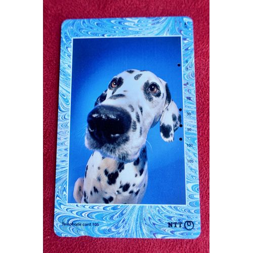 Ancienne Télécarte Japon Disney, Cinéma. Chien Dalmatien 105 U. Télécarte Japonaise Disney, Animaux.