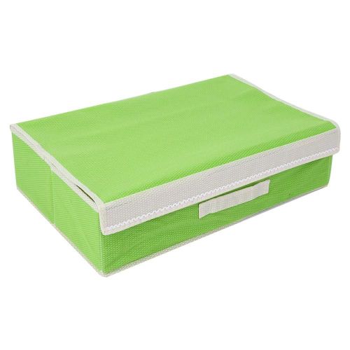 1pc Pliable Tiroir Placard Organisateur Conteneur De Stockage Séparateur Pour Sous-Vêtements Soutien-Gorge Chaussettes (Vert)