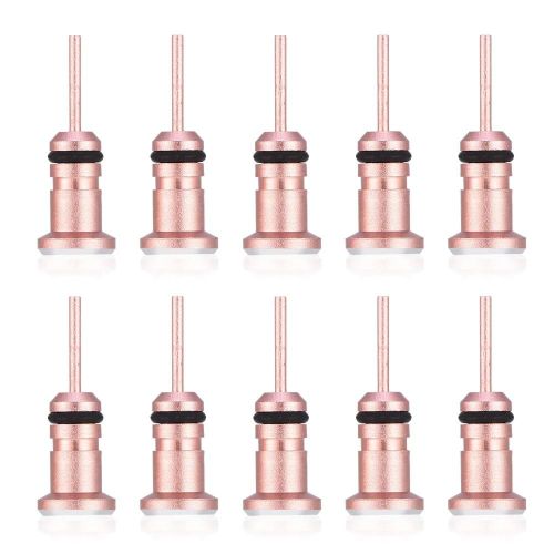 10 Pcs 3.5mm Anti Poussière Écouteur Jack Plug Bouchon Capuchon Pour Iphone / Android Téléphone Rose Gold