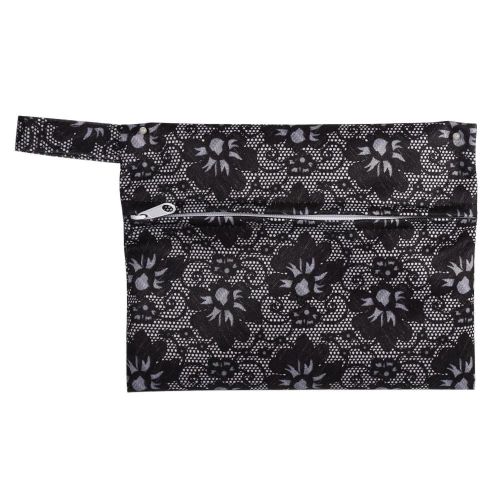 1pc Mini Sac Humide Lavable Tissu Réutilisable Couche Serviette Hygiénique Menstruelle Serviette Serviette De Serviette De Serviette De Stockage(#9) 